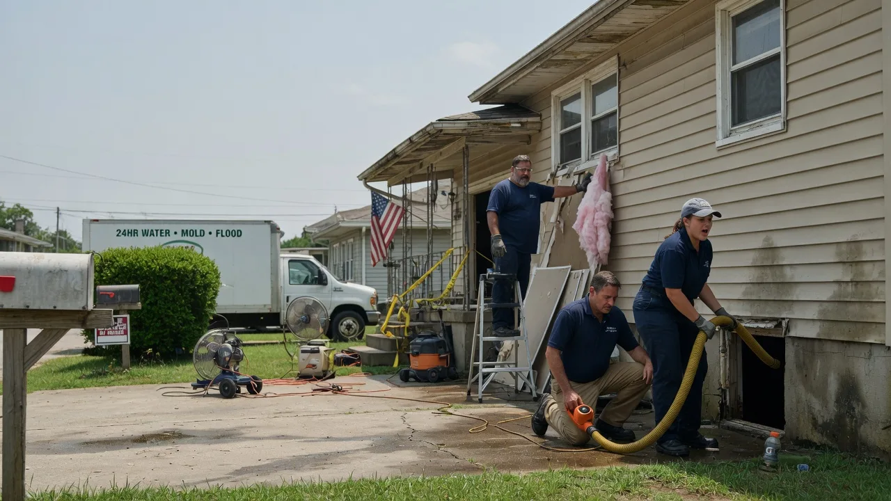 Water Damage Repair in West Columbia, TX near me